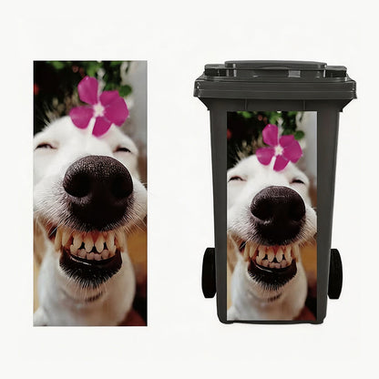 Waterproof Funny Animal Trash Can Sticker