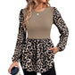 💃Women's Leopard Print Long Sleeve Top