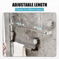 🛁No-Drill Adjustable Suction Cup Towel Bar