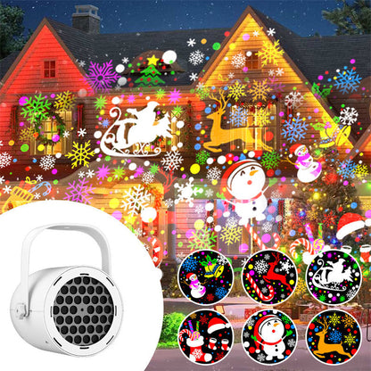 🎅Christmas HOT SALE 50% OFF🎄Hot Sale Offers-16-Pattern USB Christmas Projector Light