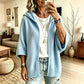 🌸LAST DAY SPECIAL PRICE!!🌸Women's 3/4 Sleeve Hooded Knit Cardigan