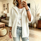 🌸LAST DAY SPECIAL PRICE!!🌸Women's 3/4 Sleeve Hooded Knit Cardigan