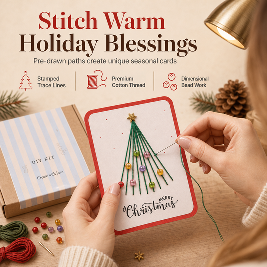 🎅Christmas HOT SALE💞50K+ SOLD!✨Merry Christmas DIY Greeting Card Making Kit