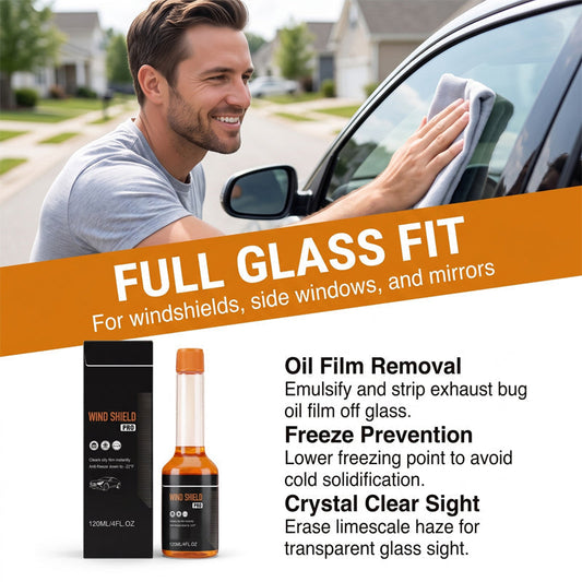 💥LAST DAY ONLY: BUY 2 GET 1 FREE🥳Car Windshield Oil Film Cleaner