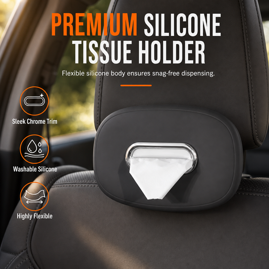 🚗BUY 1 GET 1 FREE + 50% OFF! 🥳Hanging Silicone Car Tissue Box Holder
