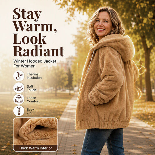 😍2027 NEW SALE-49% OFF😍Women's Winter Cozy Hooded Jacket