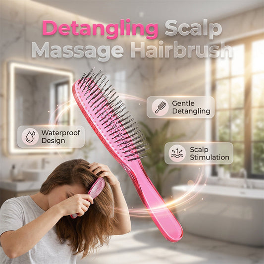 🌸LAST DAY SPECIAL PRICE!!🌸Detangle Knots Instantly! Gentle Portable Scalp Massage Hairbrush