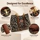 🌸LAST DAY ONLY £12.99 🌸Retro Leopard Print Tote Bag for Women