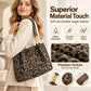 🌸LAST DAY ONLY £12.99 🌸Retro Leopard Print Tote Bag for Women