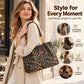 🌸LAST DAY ONLY £12.99 🌸Retro Leopard Print Tote Bag for Women