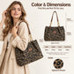 🌸LAST DAY ONLY £12.99 🌸Retro Leopard Print Tote Bag for Women