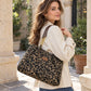 🌸LAST DAY ONLY £12.99 🌸Retro Leopard Print Tote Bag for Women
