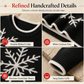 🌸Hot Sale 50% OFF💖Women's Christmas Snowflake Jacquard Knit Sweater Crew Neck Loose Fit Pullover