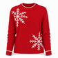 🌸Hot Sale 50% OFF💖Women's Christmas Snowflake Jacquard Knit Sweater Crew Neck Loose Fit Pullover