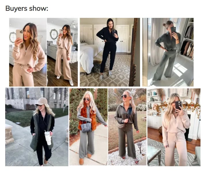 💝2026 New Sale 50% OFF!!⚡🎀Women's 2 Piece Casual Outfits Sweatsuit Set